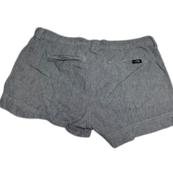 The North Face Blue/Gray Pinstripe Outdoor Adventure Women's Shorts in Size 6 - Picture 5 of 7